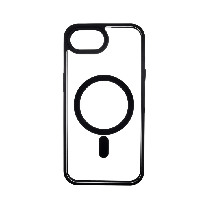 Onsala Mobilcover iPhone 16e Gennemsigtig MagSerie Sort i gruppen SMARTPHONES & TABLETS / Mobil Beskyttelse / Apple / iPhone 16 hos TP E-commerce Nordic AB (D12004)