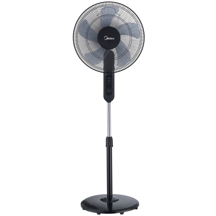 Midea Golvfläkt 3 Hastigheter och Fjärrkontroll, Svart i gruppen HJEM, HUS & HAVE / Ventilator & Klima apparater / Gulventilatorer hos TP E-commerce Nordic AB (D12101)
