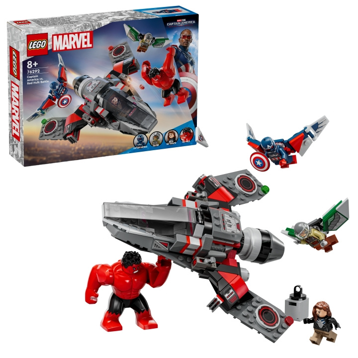 LEGO Super Heroes - Captain America vs. Red Hulk Battle (76292) i gruppen LEGETØJ, BØRN & BABY / Legetøj / Bygge legesager / Lego hos TP E-commerce Nordic AB (D12191)