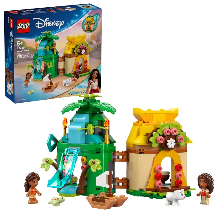 LEGO Disney Princess - Moana\'s Island Fun (43260) i gruppen LEGETØJ, BØRN & BABY / Legetøj / Bygge legesager / Lego hos TP E-commerce Nordic AB (D12237)