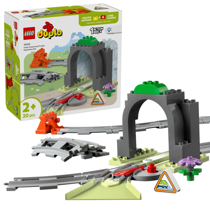 LEGO DUPLO Town - Udvidelsessæt med togtunnel og spor (10425) i gruppen LEGETØJ, BØRN & BABY / Legetøj / Bygge legesager / Lego hos TP E-commerce Nordic AB (D12258)