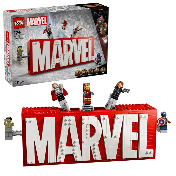 LEGO Superhelte - MARVEL-logo og minifigurer (76313) i gruppen LEGETØJ, BØRN & BABY / Legetøj / Bygge legesager / Lego hos TP E-commerce Nordic AB (D12262)