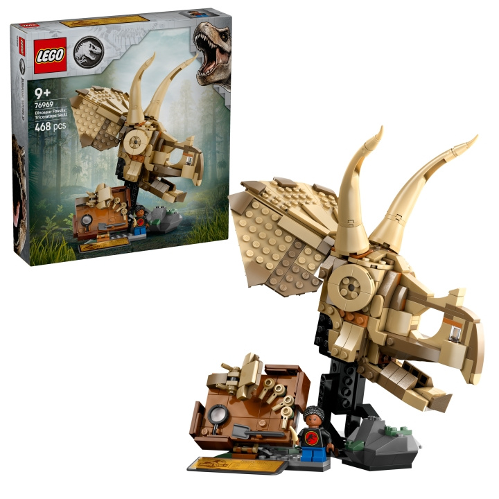 LEGO Jurassic World - Dinosaur-fossiler: Triceratops-kranie (76969) i gruppen LEGETØJ, BØRN & BABY / Legetøj / Bygge legesager / Lego hos TP E-commerce Nordic AB (D12266)