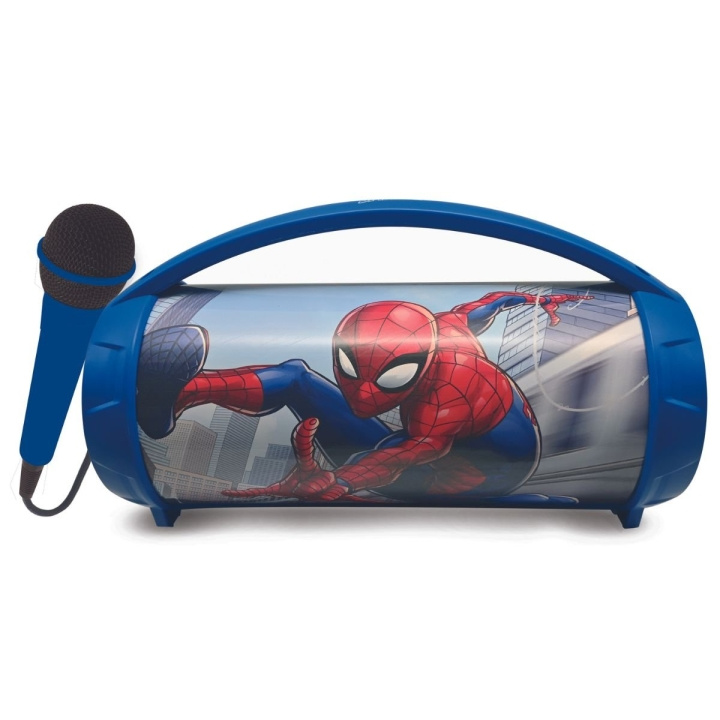 Lexibook Spider-Man Bluetooth® Light-højttaler med mikrofon (BTP585SPZ) i gruppen HJEMMEELEKTRONIK / Lyd & billede / Højttalere & tilbehør / Bluetooth-højttalere / Bærbare højttalere hos TP E-commerce Nordic AB (D12279)