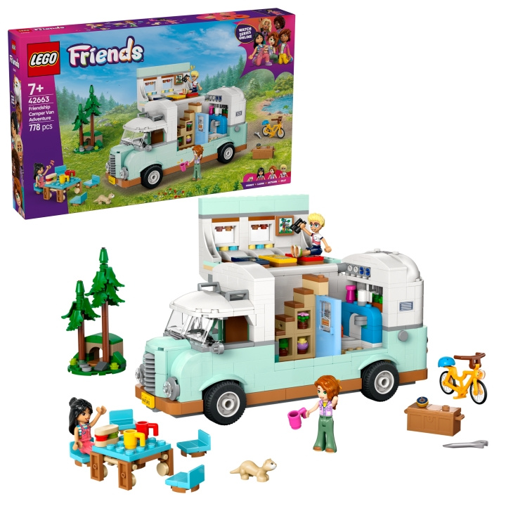 LEGO LEGO Venner - Venskab i autocamper (42663) i gruppen LEGETØJ, BØRN & BABY / Legetøj / Bygge legesager / Lego hos TP E-commerce Nordic AB (D12287)