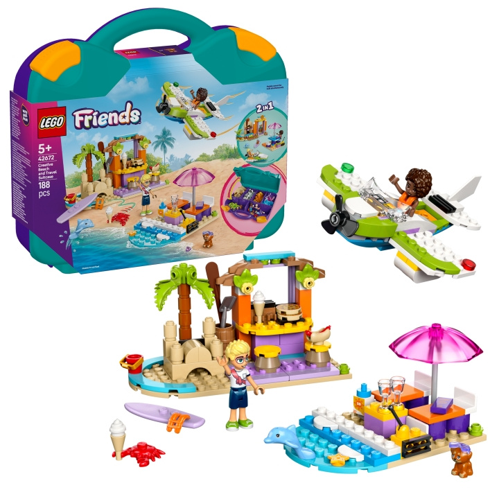 LEGO LEGO Friends - Kreativ strand- og rejsekuffert (42672) i gruppen LEGETØJ, BØRN & BABY / Legetøj / Bygge legesager / Lego hos TP E-commerce Nordic AB (D12290)