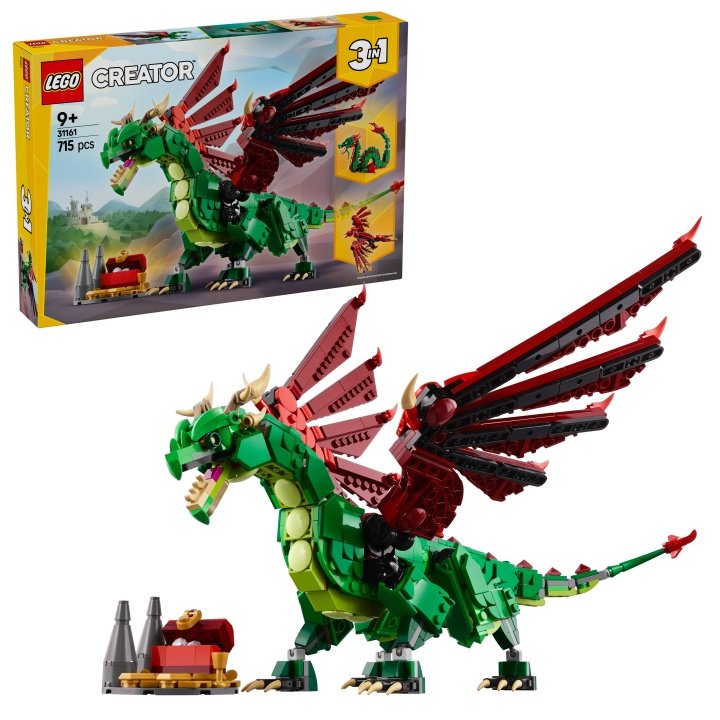 LEGO LEGO Creator - middelalderlig drage (31161) i gruppen LEGETØJ, BØRN & BABY / Legetøj / Bygge legesager / Lego hos TP E-commerce Nordic AB (D12292)