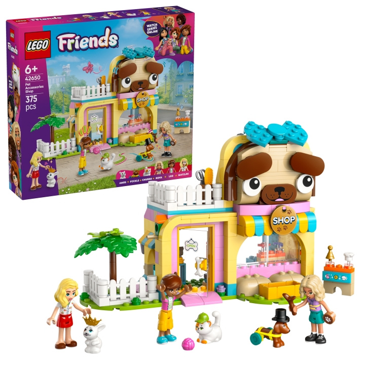 LEGO LEGO Friends - butik med kæledyrstilbehør (42650) i gruppen LEGETØJ, BØRN & BABY / Legetøj / Bygge legesager / Lego hos TP E-commerce Nordic AB (D12310)