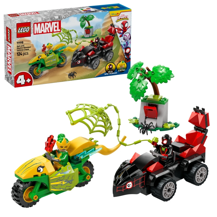 LEGO Spidey - Spin og elektrisk dinosaur-køretøjsjagt (11198) i gruppen LEGETØJ, BØRN & BABY / Legetøj / Bygge legesager / Lego hos TP E-commerce Nordic AB (D12311)