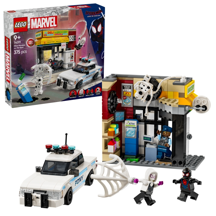 LEGO Superhelte - Spider-Verse: Miles Morales vs. The Spot (76311) i gruppen LEGETØJ, BØRN & BABY / Legetøj / Bygge legesager / Lego hos TP E-commerce Nordic AB (D12324)