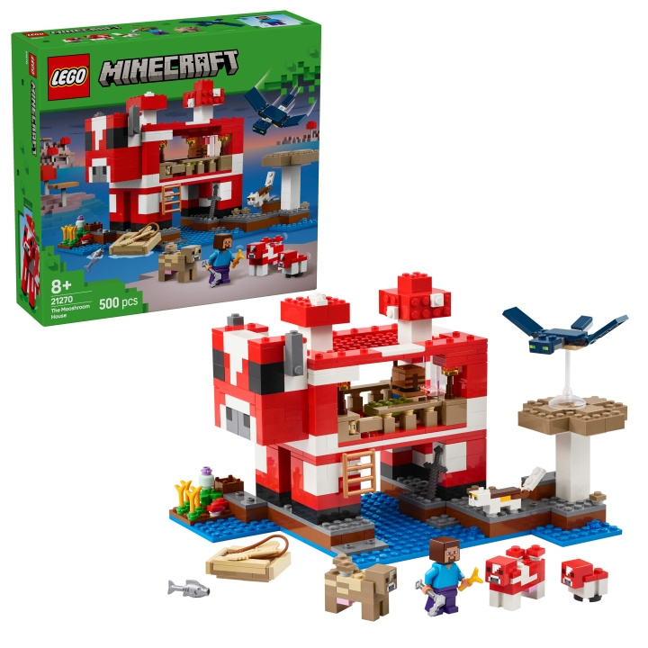 LEGO Minecraft - Mooshroom House (21270) i gruppen LEGETØJ, BØRN & BABY / Legetøj / Bygge legesager / Lego hos TP E-commerce Nordic AB (D12375)