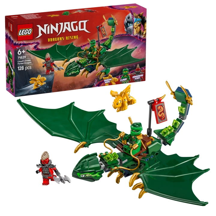 LEGO Ninjago - Lloyds grønne skovdrage (71829) i gruppen LEGETØJ, BØRN & BABY / Legetøj / Bygge legesager / Lego hos TP E-commerce Nordic AB (D12415)