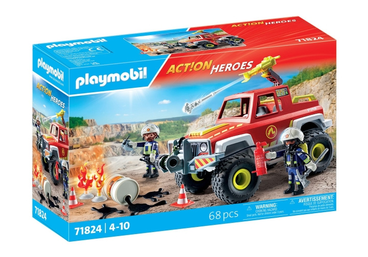 Playmobil Lastbil til brandslukning (71824) i gruppen LEGETØJ, BØRN & BABY / Legetøj / Legesæt hos TP E-commerce Nordic AB (D12440)