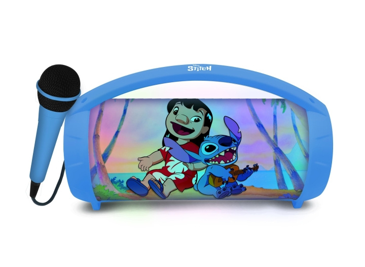 Lexibook Stitch Bluetooth® Light-højttaler med mikrofon (BTP585DZ) i gruppen HJEMMEELEKTRONIK / Lyd & billede / Højttalere & tilbehør / Bluetooth-højttalere / Bærbare højttalere hos TP E-commerce Nordic AB (D12451)