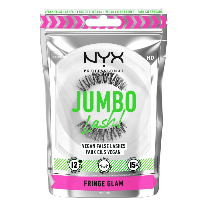 NYX Professionel makeup - Jumbo Lash! Veganske falske vipper - Fringe Glam 4 i gruppen SKØNHED & HELSE / Makeup / Øjne og øjenbryn / Falske øjenvipper hos TP E-commerce Nordic AB (D12527)