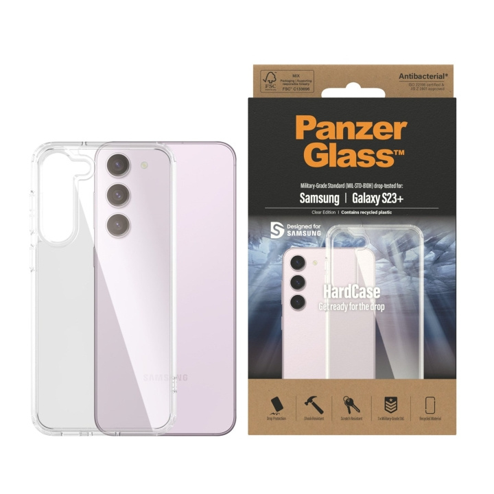 PanzerGlass HardCase - Samsung Galaxy S23 Plus - Gennemsigtig i gruppen SMARTPHONES & TABLETS / Mobil Beskyttelse / Samsung hos TP E-commerce Nordic AB (D12587)