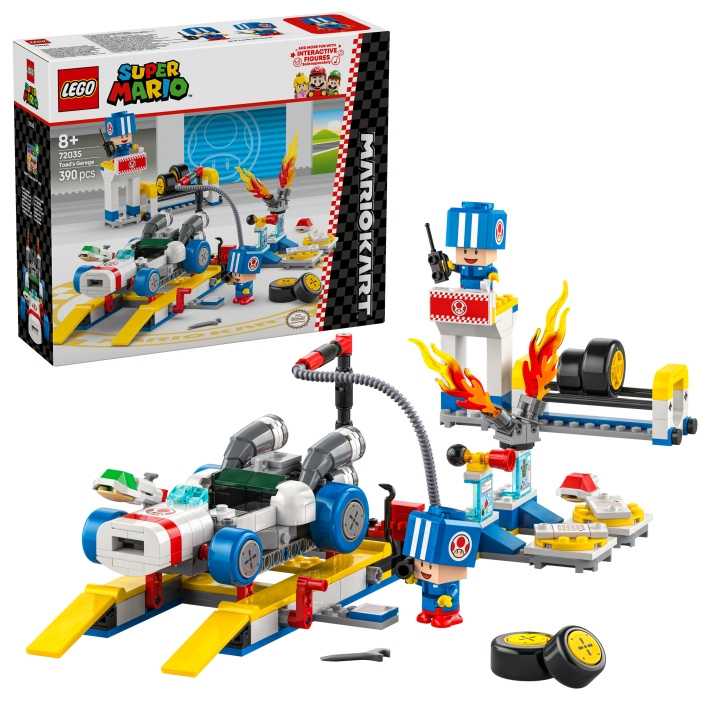 LEGO Super Mario - Mario Kart™ - Toad\'s Garage (72035) i gruppen LEGETØJ, BØRN & BABY / Legetøj / Bygge legesager / Lego hos TP E-commerce Nordic AB (D12681)