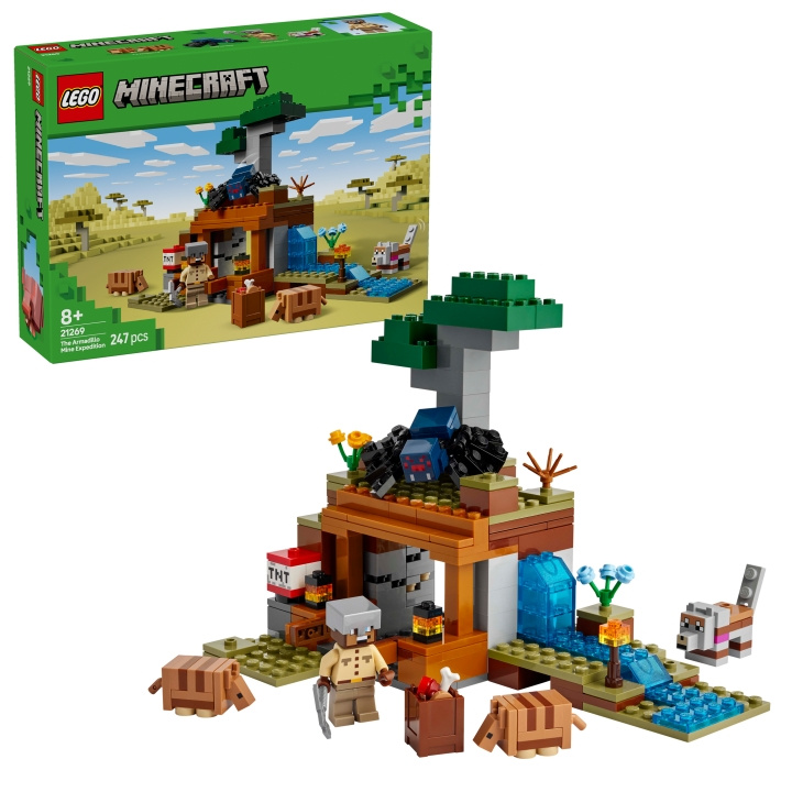LEGO Minecraft - Ekspeditionen til bæltedyrsminen (21269) i gruppen LEGETØJ, BØRN & BABY / Legetøj / Bygge legesager / Lego hos TP E-commerce Nordic AB (D12735)