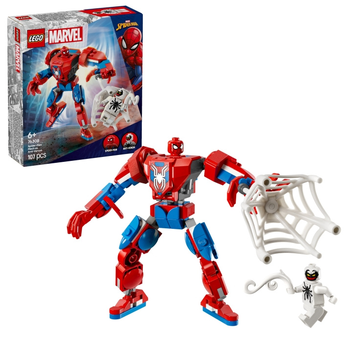 LEGO Super Heroes - Spider-Man Mech vs. Anti-Venom (76308) i gruppen LEGETØJ, BØRN & BABY / Legetøj / Bygge legesager / Lego hos TP E-commerce Nordic AB (D12737)