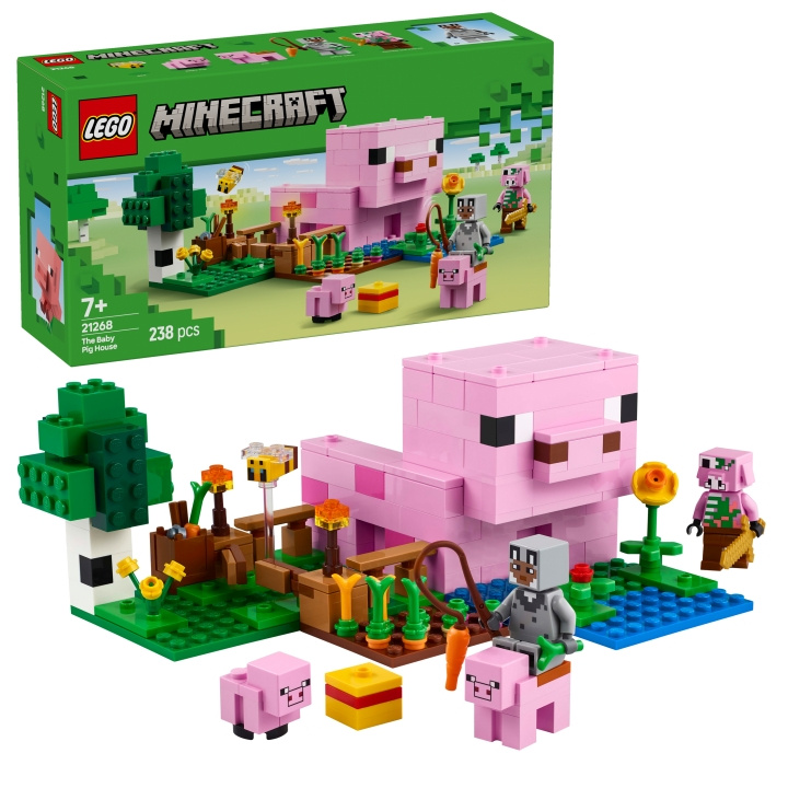 LEGO Minecraft - Det lille grisehus (21268) i gruppen LEGETØJ, BØRN & BABY / Legetøj / Bygge legesager / Lego hos TP E-commerce Nordic AB (D12742)