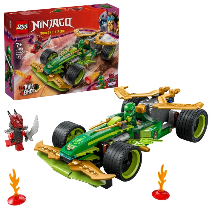 LEGO Ninjago - Lloyds racerbil, der kan trækkes tilbage (71828) i gruppen LEGETØJ, BØRN & BABY / Legetøj / Bygge legesager / Lego hos TP E-commerce Nordic AB (D12744)