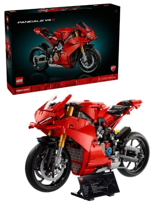 LEGO Technic - Ducati Panigale V4 S motorcykel (42202) i gruppen LEGETØJ, BØRN & BABY / Legetøj / Bygge legesager / Lego hos TP E-commerce Nordic AB (D12745)