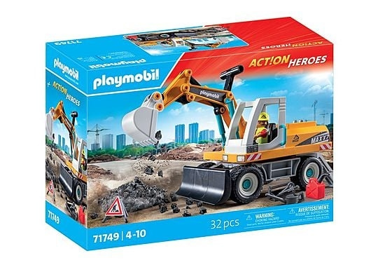 Playmobil Stor gravemaskine (71749) i gruppen LEGETØJ, BØRN & BABY / Legetøj / Legesæt hos TP E-commerce Nordic AB (D12794)