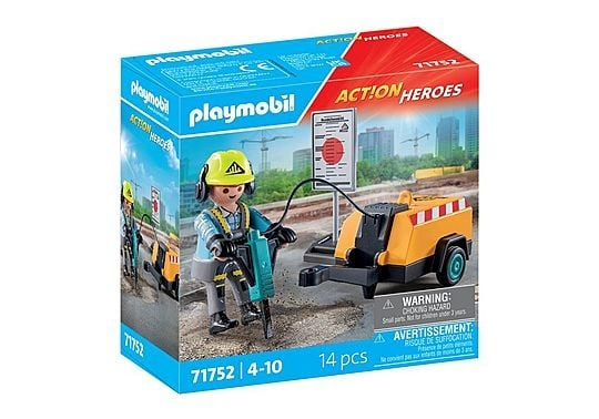 Playmobil Bygningsarbejder (71752) i gruppen LEGETØJ, BØRN & BABY / Legetøj / Legesæt hos TP E-commerce Nordic AB (D12796)