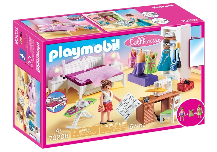 Playmobil Soveværelse med syhjørne (70208) i gruppen LEGETØJ, BØRN & BABY / Legetøj / Legesæt hos TP E-commerce Nordic AB (D12848)