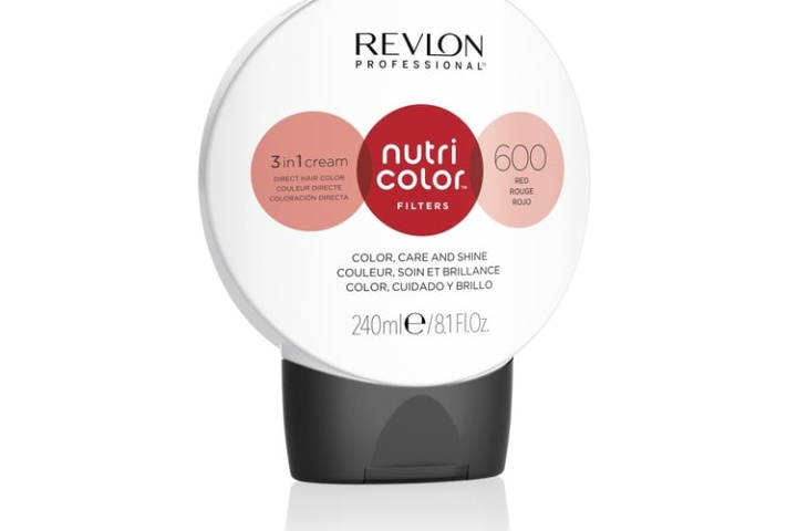 Revlon Nutri Color Filters Fashion 240 ml - 600 Red i gruppen SKØNHED & HELSE / Hår og styling / Hårpleje / Hårfarve / Hårfarve & Farve bombe hos TP E-commerce Nordic AB (D12858)