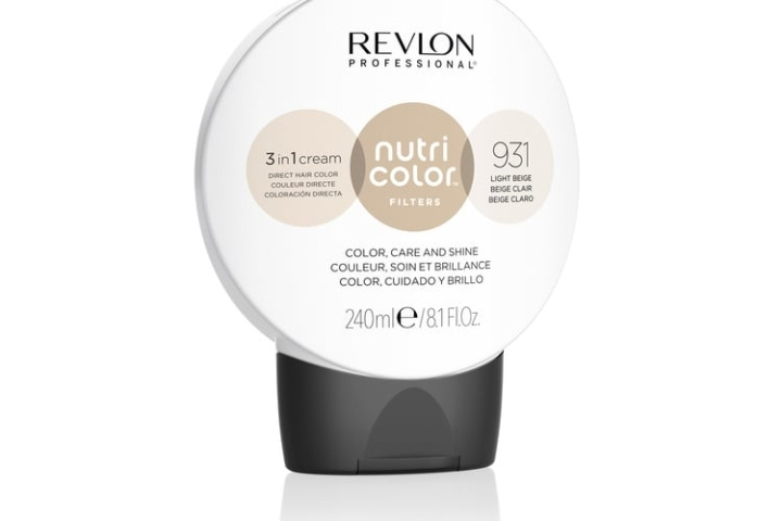 Revlon Nutri Color Filters Toning 240 ml - 931 Light Beige i gruppen SKØNHED & HELSE / Hår og styling / Hårpleje / Hårfarve hos TP E-commerce Nordic AB (D12860)