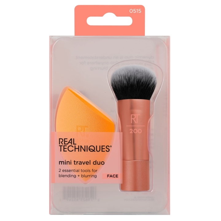 Real Techniques Mini rejse-duo i gruppen SKØNHED & HELSE / Makeup / Værktøj & Makeup sæt / Børster og pensler hos TP E-commerce Nordic AB (D12877)