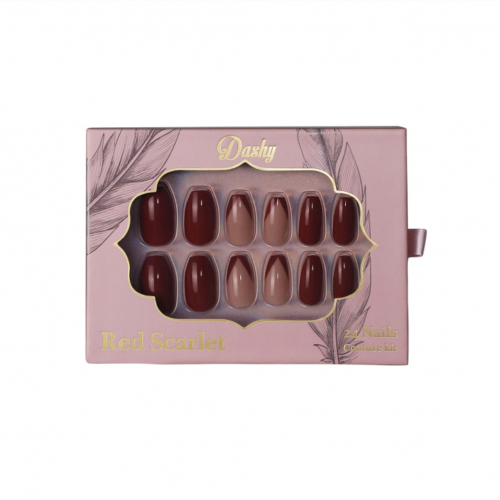 Dashy Negle - Red Scarlet i gruppen SKØNHED & HELSE / Manicure / pedicure / Neglebehandling hos TP E-commerce Nordic AB (D12898)