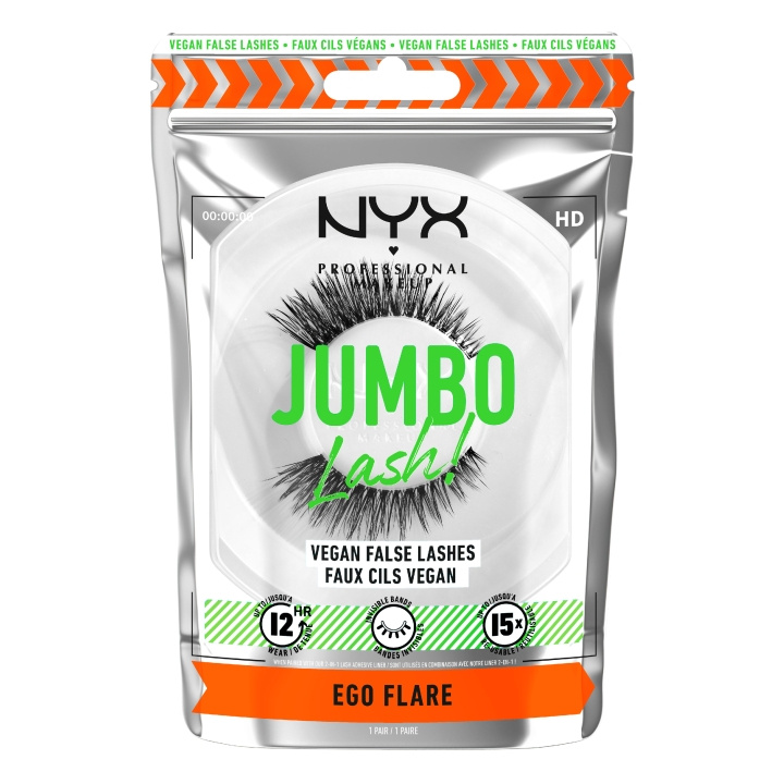 NYX Professionel makeup - Jumbo Lash! Veganske falske vipper - Ego Flare 5 i gruppen SKØNHED & HELSE / Makeup / Øjne og øjenbryn / Falske øjenvipper hos TP E-commerce Nordic AB (D12909)