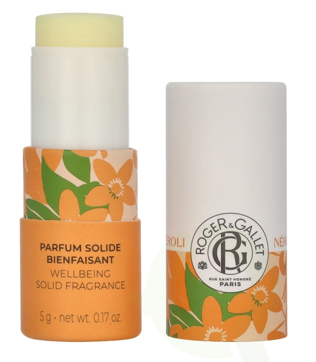 Roger & Gallet Neroli Wellbeing Solid Fragrance Stick 5 g i gruppen SKØNHED & HELSE / Duft & Parfume / Parfume / Parfume til hende hos TP E-commerce Nordic AB (D13024)
