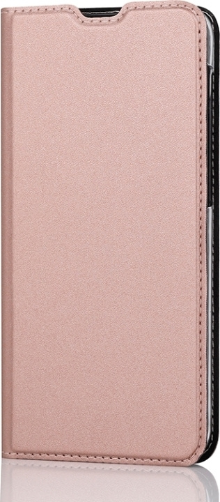 Wave BookCase beskyttelsesetui, Samsung Galaxy A10, rosaguld
