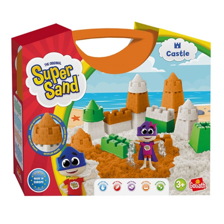 Goliath Super Sand - kasse til slot (GO18370) i gruppen LEGETØJ, BØRN & BABY / Legetøj / Eksperiment og gør det selv hos TP E-commerce Nordic AB (D13777)