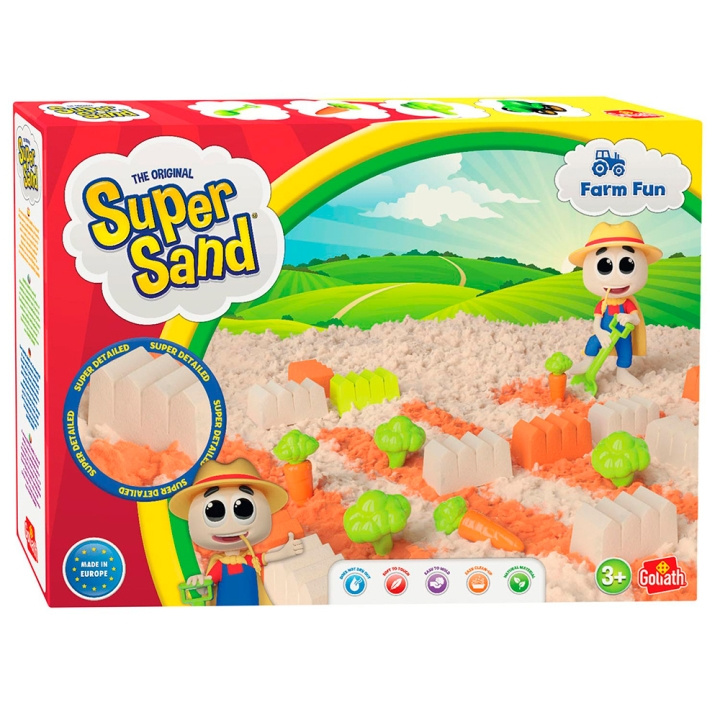 Goliath Super Sand - sjov på gården (GO18145) i gruppen LEGETØJ, BØRN & BABY / Legetøj / Eksperiment og gør det selv hos TP E-commerce Nordic AB (D13780)