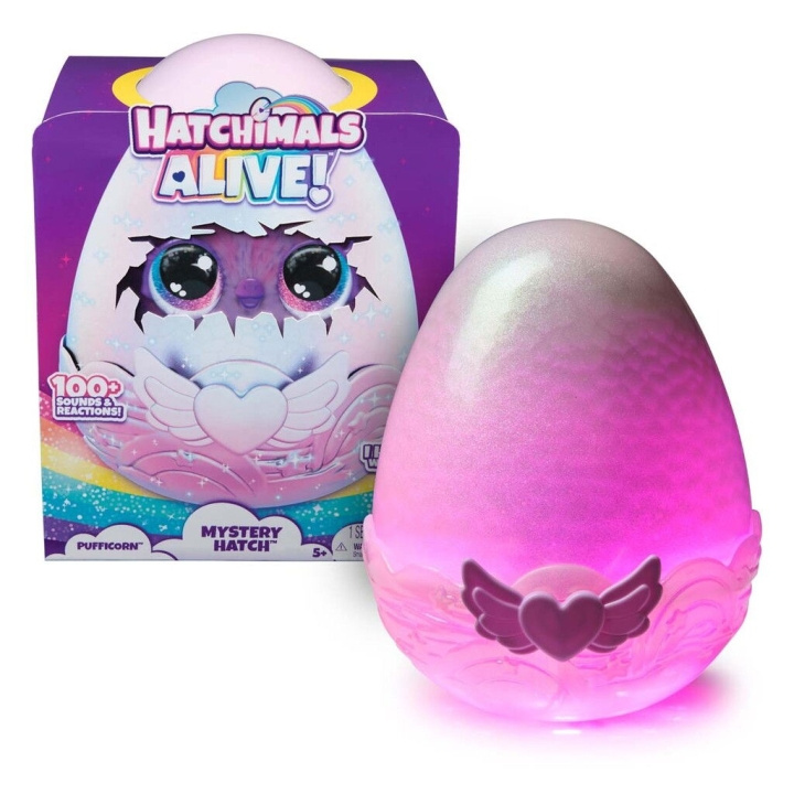 Hatchimals Alive Secret Hatch Pufficorn Asst. (6069132) i gruppen LEGETØJ, BØRN & BABY / Legetøj / Legetøj hos TP E-commerce Nordic AB (D13807)