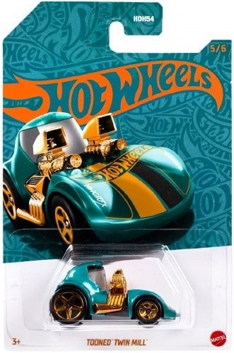Hot Wheels 56 års jubilæumsudgave i grøn og kobberfarve - Twin Mill i gruppen LEGETØJ, BØRN & BABY / Legetøj / Legesæt hos TP E-commerce Nordic AB (D13836)