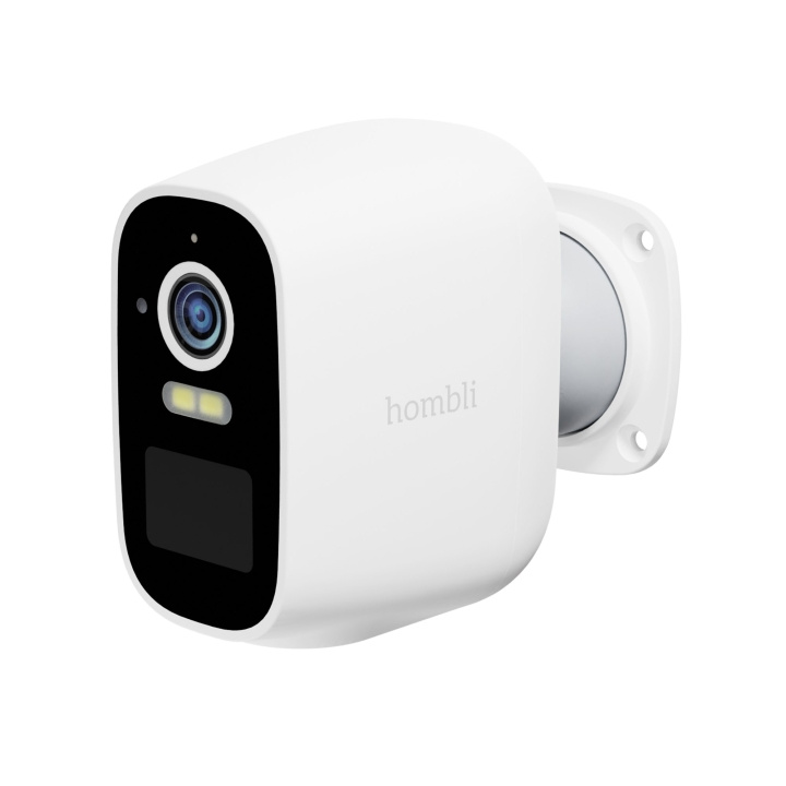 Hombli Smart batterikamera, hvid i gruppen HJEM, HUS & HAVE / Alarm, Sikkerhed & Overvågning / Overvågningskameraer / Digital (netværk) / Udendørs kameraer hos TP E-commerce Nordic AB (D13871)