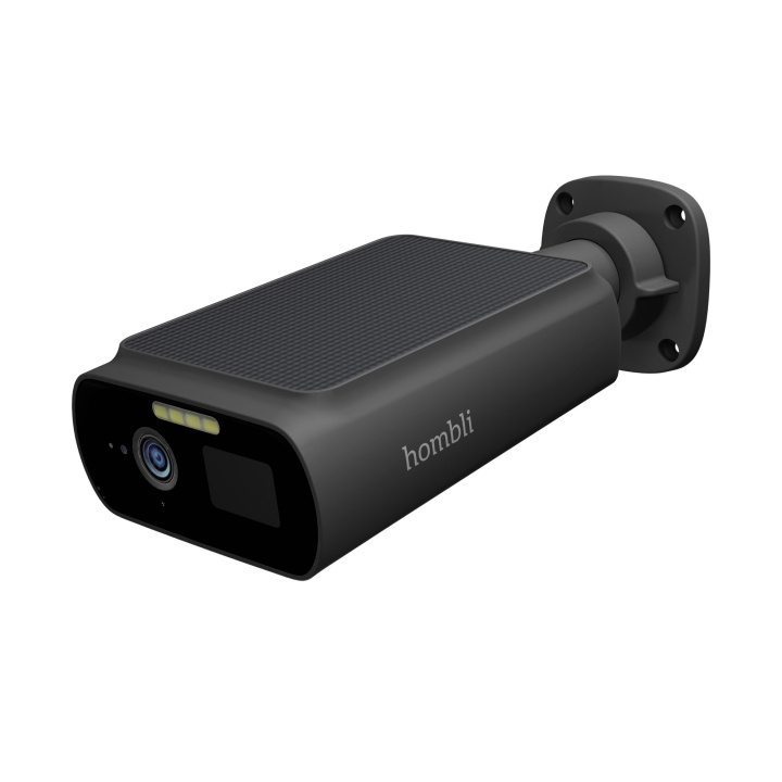 Hombli Smart Solar Cam 2K, sort i gruppen HJEM, HUS & HAVE / Alarm, Sikkerhed & Overvågning / Overvågningskameraer / Digital (netværk) / Udendørs kameraer hos TP E-commerce Nordic AB (D13872)