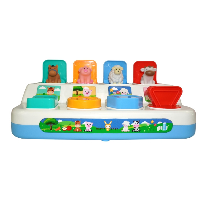 Happy Baby Pop Up bondegårdsdyr (502238) i gruppen LEGETØJ, BØRN & BABY / Babyleg (0-3 år) / Aktivitetslegetøj hos TP E-commerce Nordic AB (D13894)