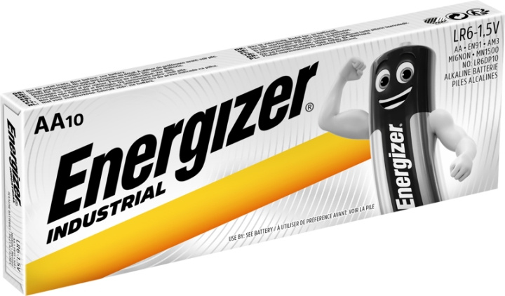 Energizer Industrielle AA DP10/120 10-pak i gruppen HJEMMEELEKTRONIK / Batterier og opladere / Batterier hos TP E-commerce Nordic AB (D13974)