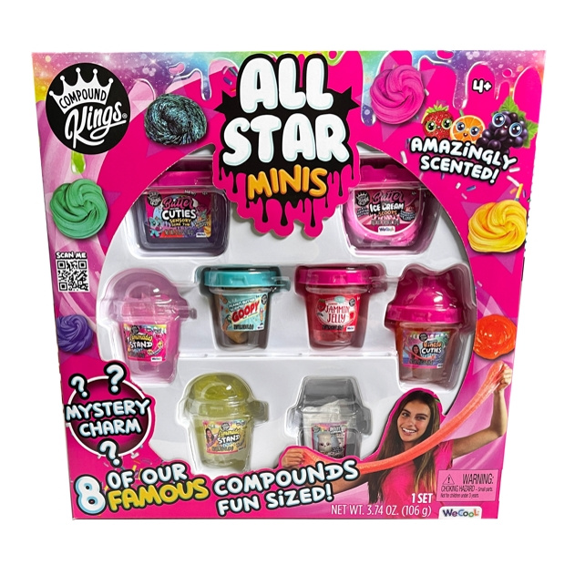 Compound Kings All Star 8-pak, NO Scent - 106g (40300) i gruppen LEGETØJ, BØRN & BABY / Legetøj / Eksperiment og gør det selv hos TP E-commerce Nordic AB (D13978)