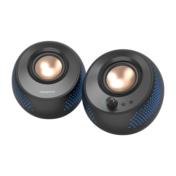 Creative Pebble X 2.0 USB-C computer RGB-højttalere i gruppen COMPUTERTILBEHØR / Computer Tilbehør / Højttalere hos TP E-commerce Nordic AB (D13983)