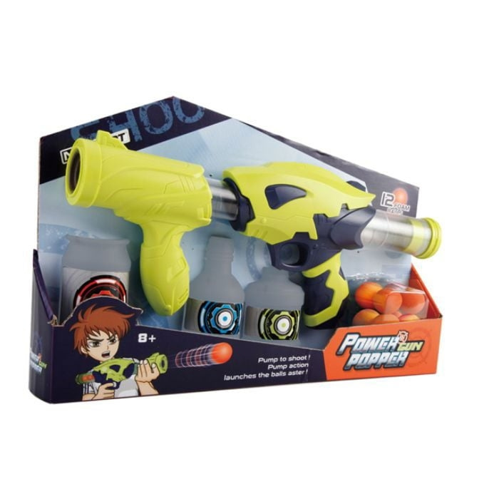 GA-Toys Power Popper Gun - 35 cm med 12 skumkugler i gruppen LEGETØJ, BØRN & BABY / Legetøj / Action spil hos TP E-commerce Nordic AB (D13995)