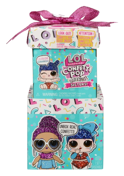 L.O.L. Surprise! Konfetti Pop Fødselsdagssøstre (589976) i gruppen LEGETØJ, BØRN & BABY / Legetøj / Docks og tilbehør hos TP E-commerce Nordic AB (D14007)
