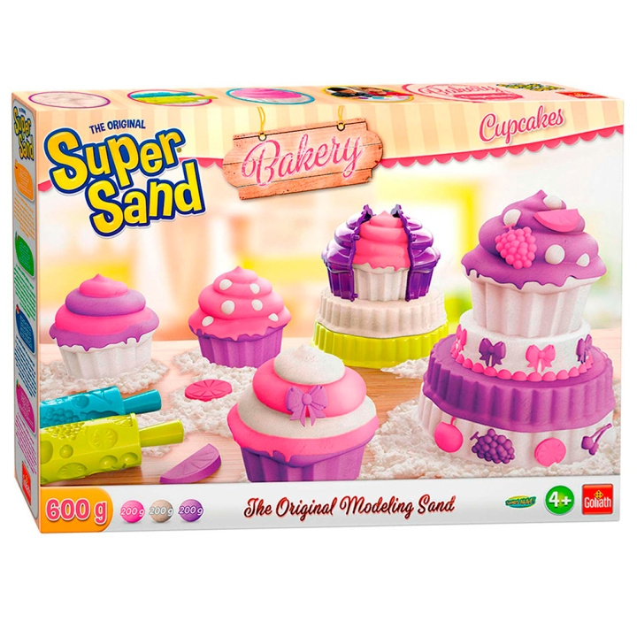 Goliath Super Sand - Cupcakes (GO83341) i gruppen LEGETØJ, BØRN & BABY / Legetøj / Eksperiment og gør det selv hos TP E-commerce Nordic AB (D14032)