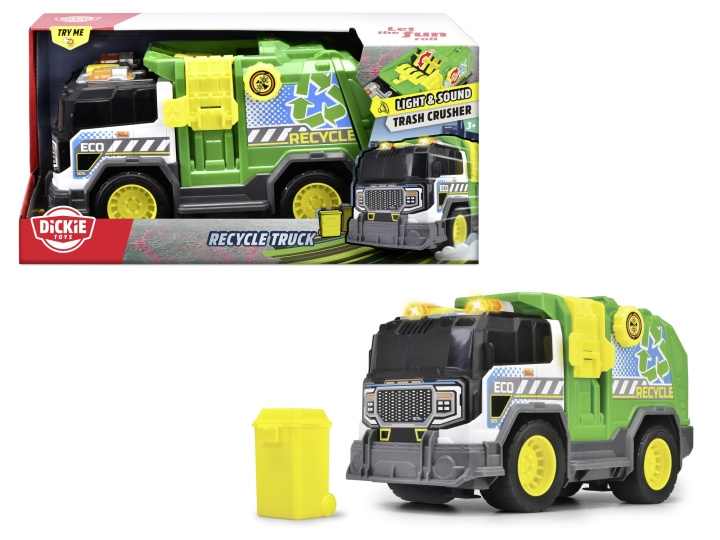 Dickie Toys Genbrugslastbil - grøn (203306021) i gruppen LEGETØJ, BØRN & BABY / Legetøj / Legetøjsbiler hos TP E-commerce Nordic AB (D14046)